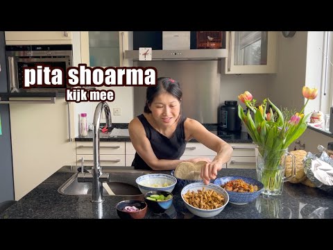 Pitabroodjes en shoarma bakken 😋 Luister mee terwijl je zelf kookt - Rustgevende kookvideo