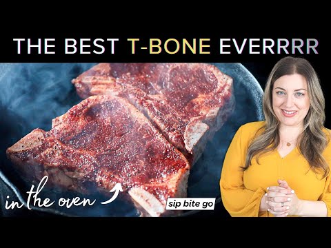 How To Cook T Bone Steak In Oven - RECIPE FOR BEGINNERS!