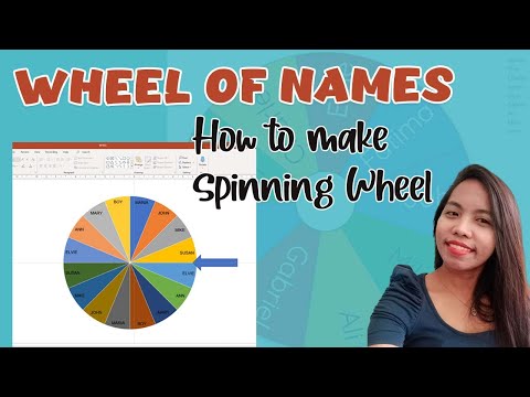 How to Create SPINNING WHEEL or Wheel of Names for games or Online Class| TUTORIAL
