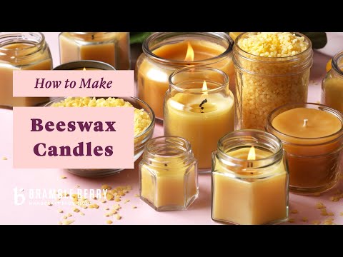 How to Make Beeswax Candles - Tips and Tricks from an Expert Candlemaker | Bramble Berry