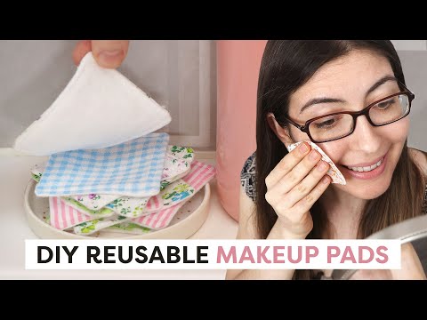 DIY Reusable Makeup Remover Pads -- Cut Down on Waste + Save Money