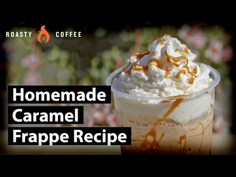 How To Make A Caramel Frappe: Homemade Caramel Frappe Recipe